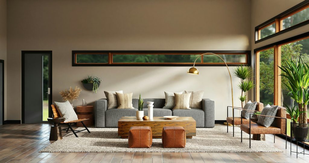 living area glow space studio